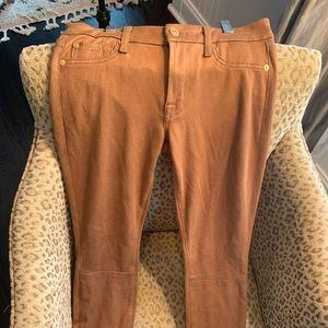 7 for all Mankind Faux leather skinny jeans